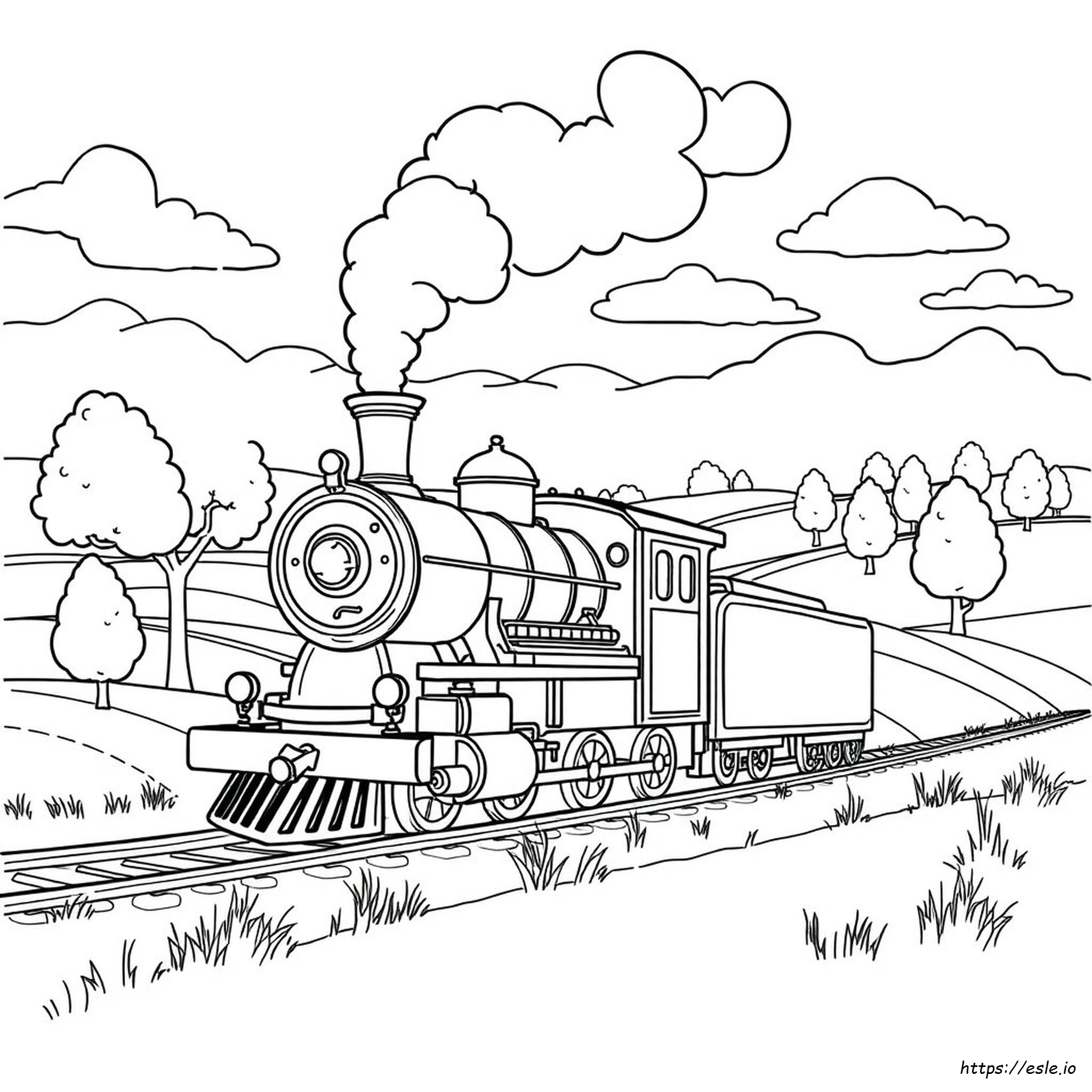 Steam Coloring Pages Free