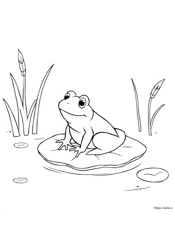 Páginas Para Colorear De Ranas Gratis