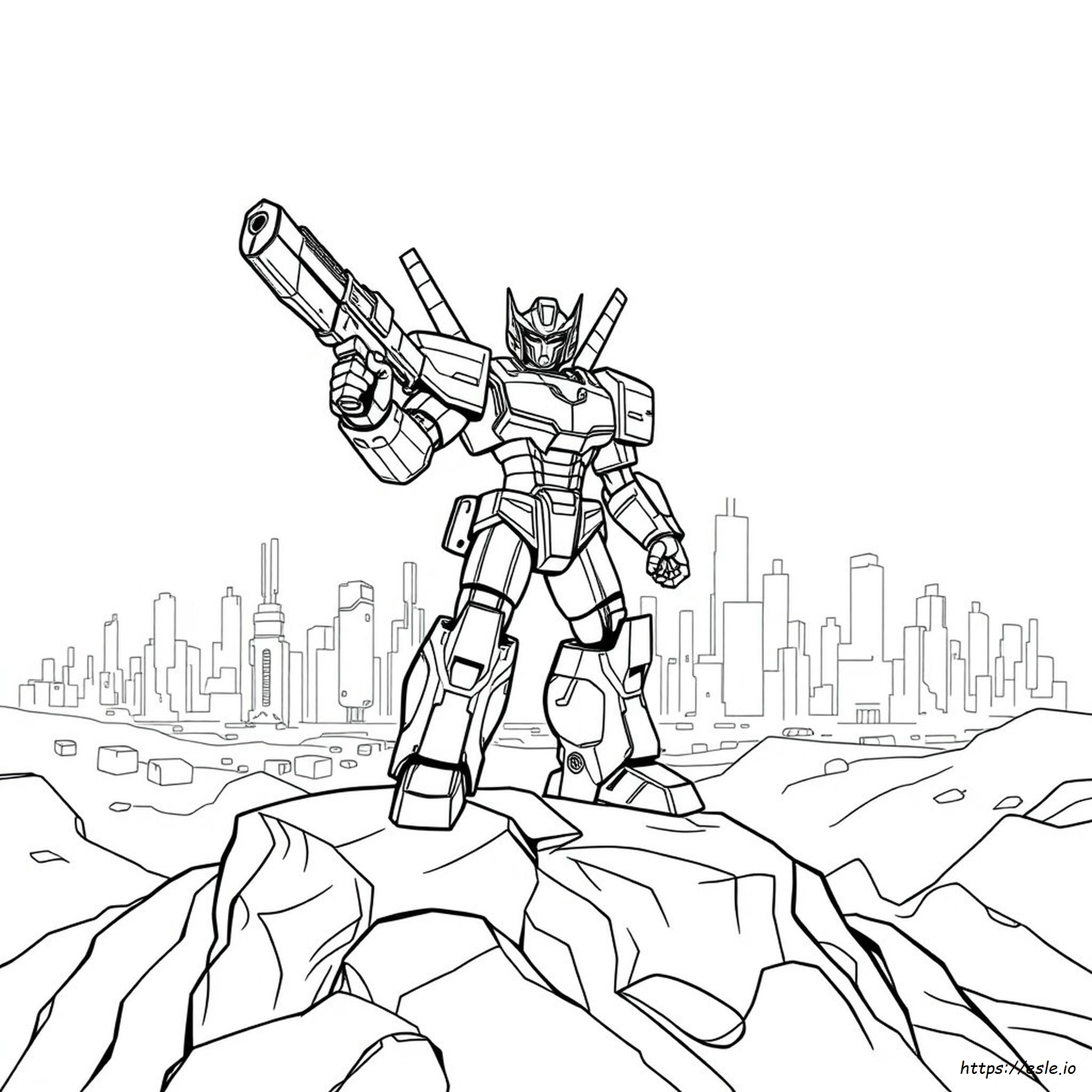 Nemesis Prime Coloring Page