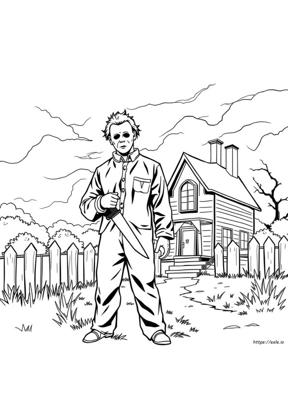 Michael Myers Coloring