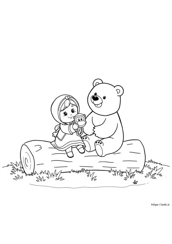 Coloring Pages Masha And Bear