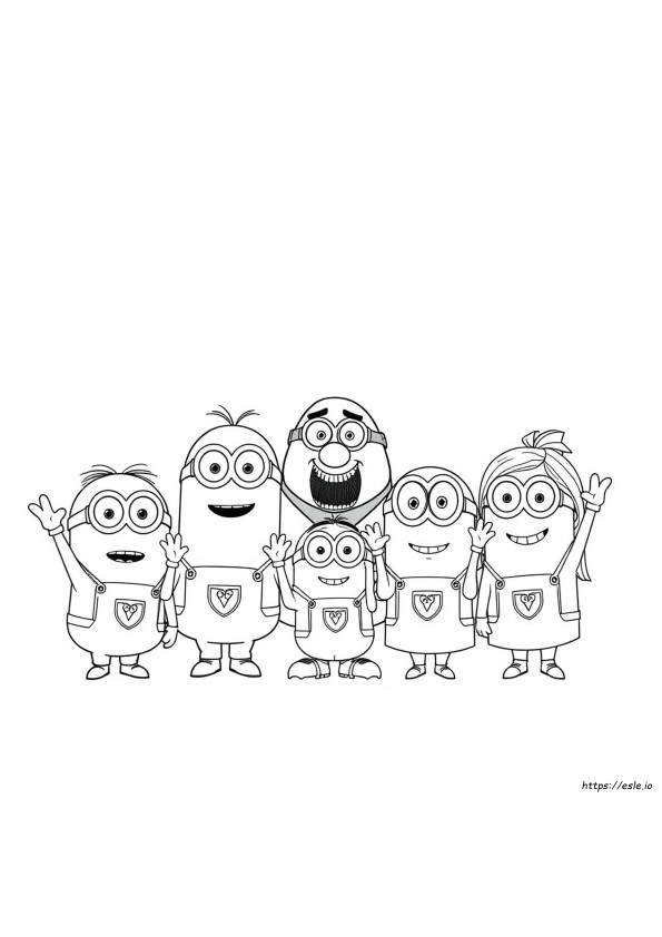 Despicable Me 3 Coloring Pages