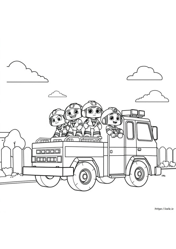 Disegni Da Colorare Dei Rescue Bots