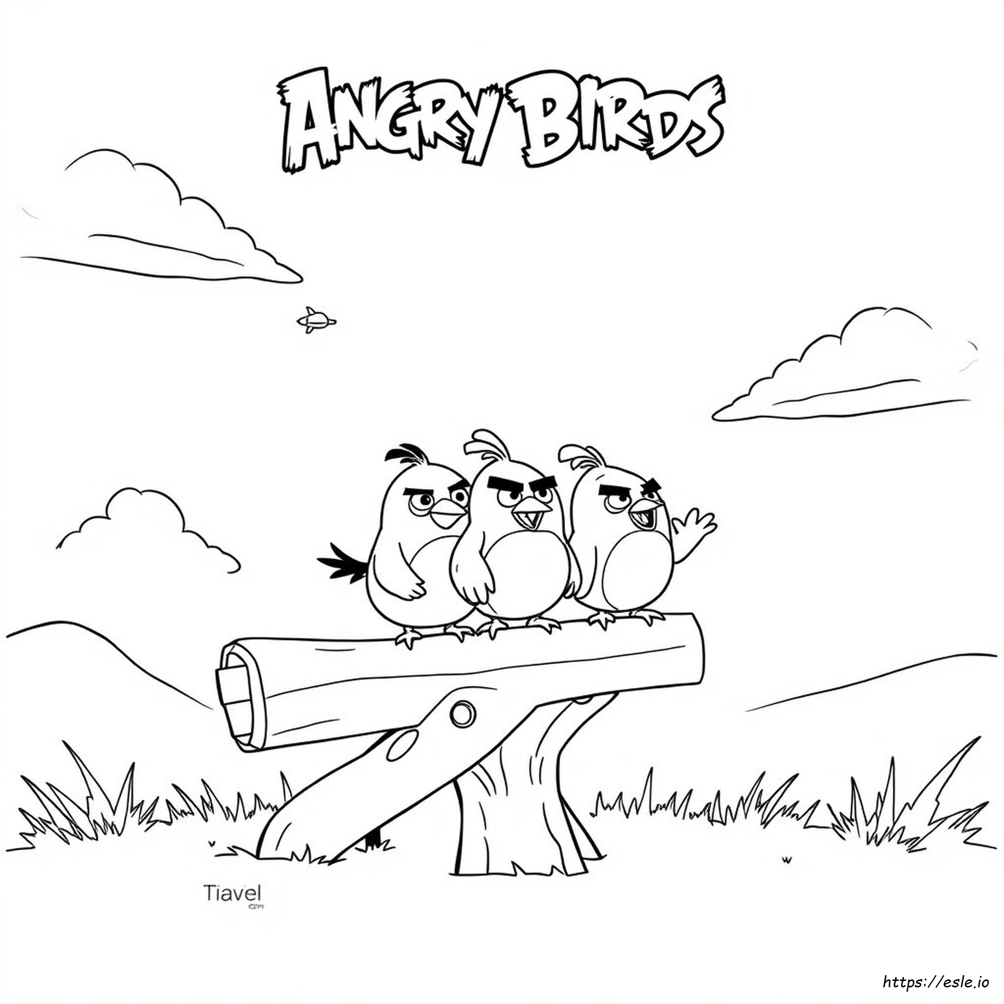 The Angry Birds Movie Coloring Pages