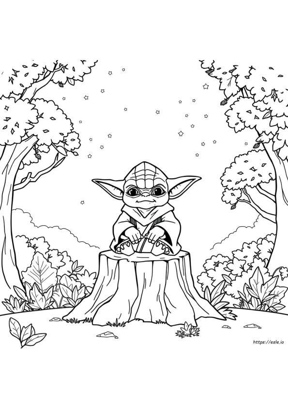 Yoda Ausmalbilder Zum Ausdrucken