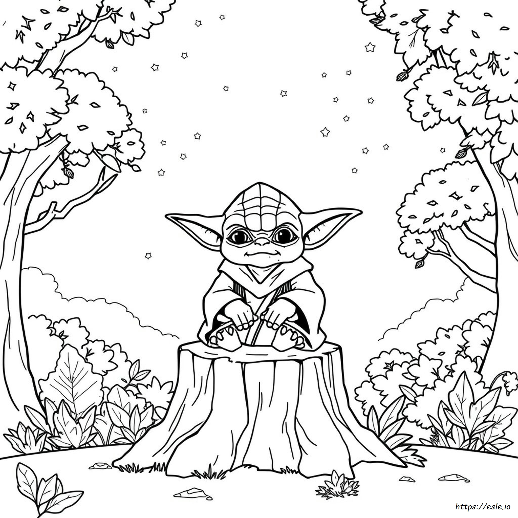 Printable Yoda Coloring Pages