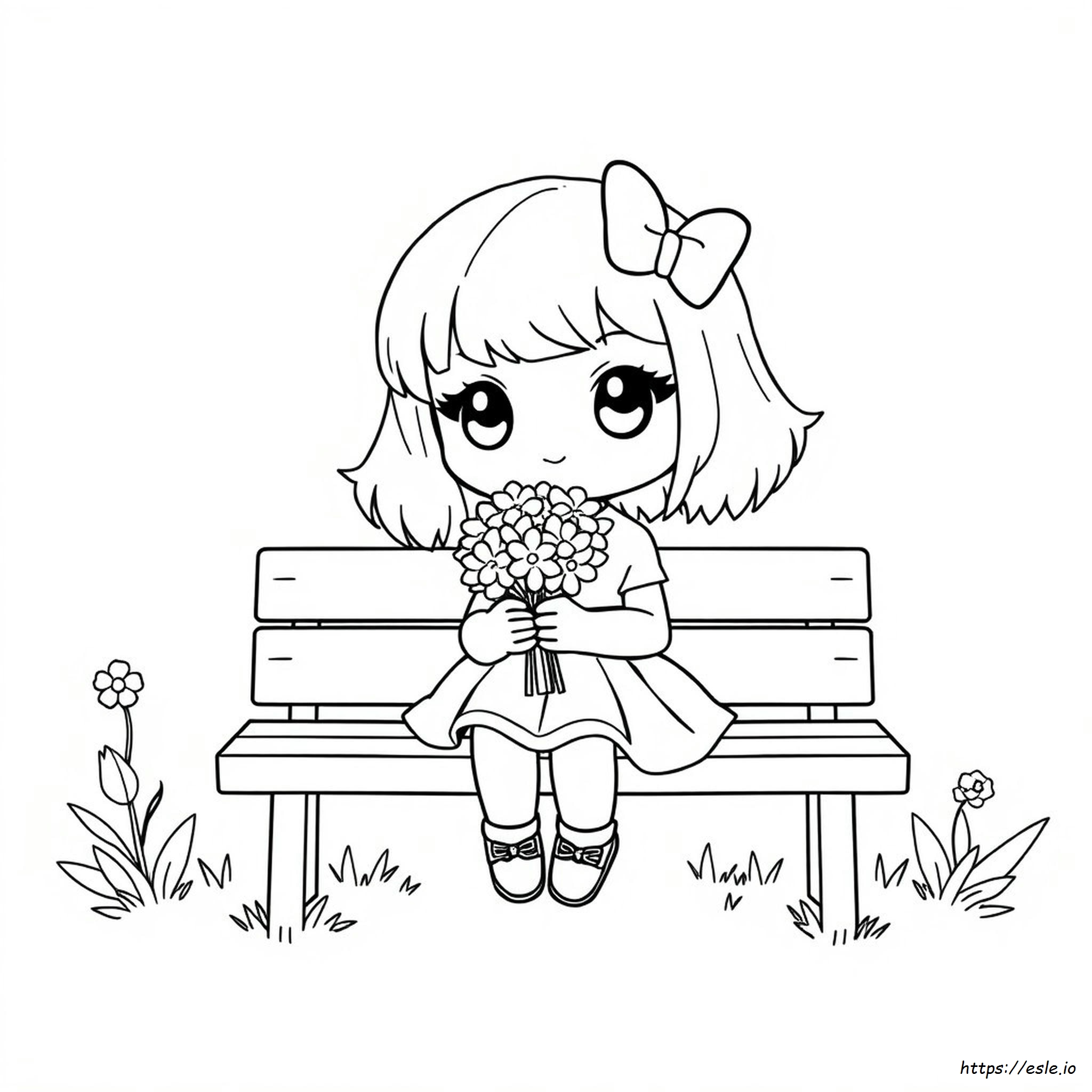 Chibi Doll Coloring Pages