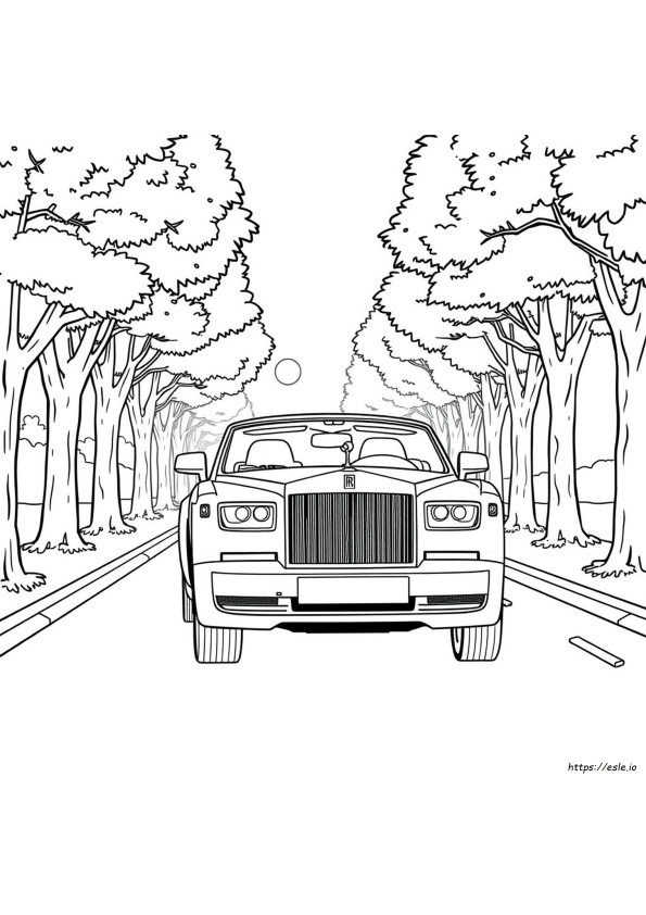 Rolls Royce: Disegni Da Colorare