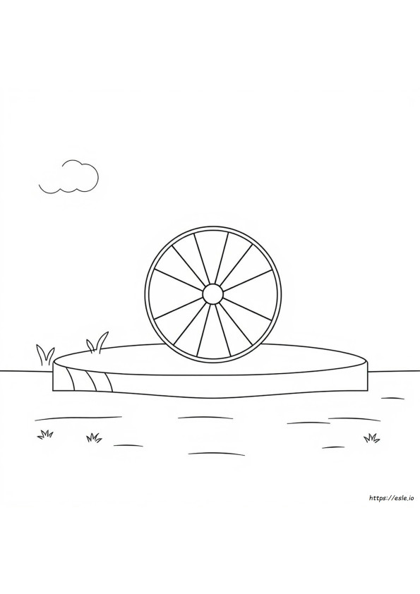 Ruota Dei Colori Da Colorare