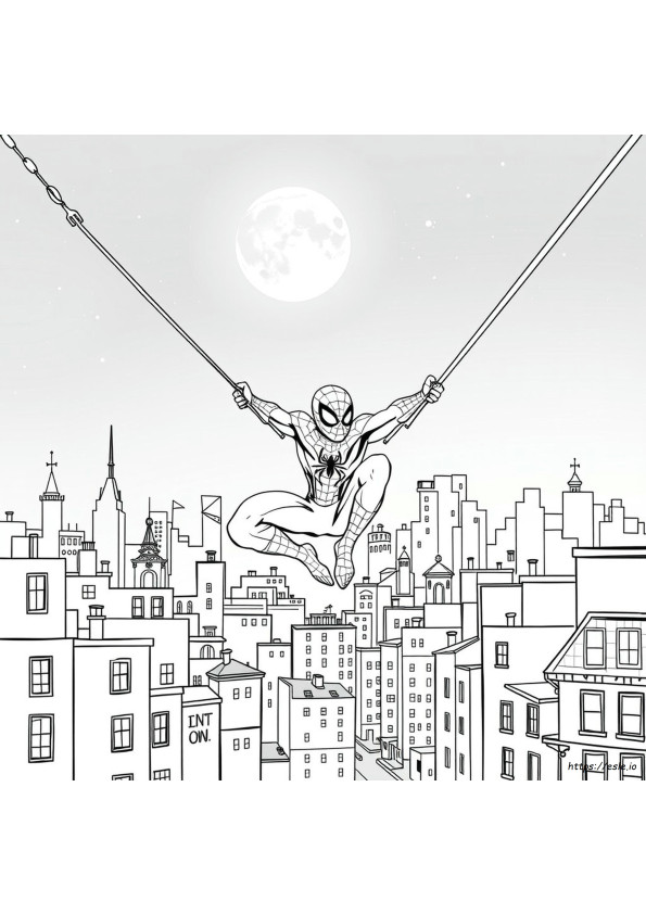 Spider-Man Ausmalbilder Zum Ausdrucken