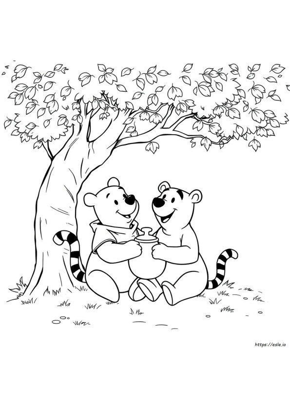 Pooh Colouring