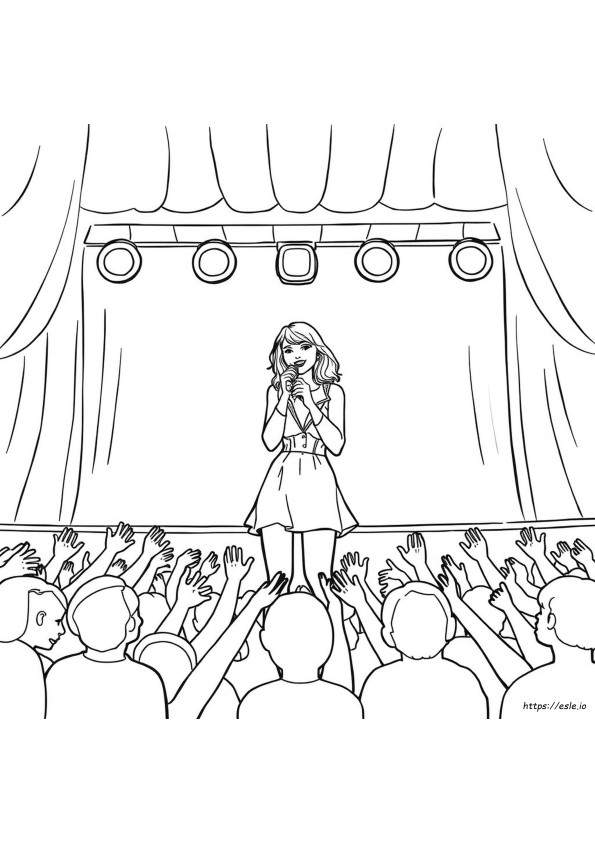 Taylor Swift Eras Tour: Pagine Da Colorare Stampabili