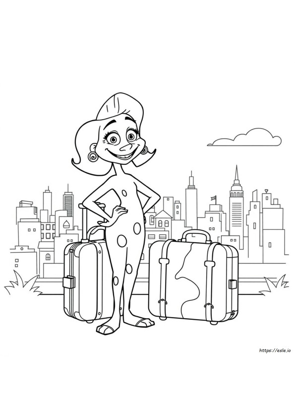 Madagascar 3 Gia Coloring Pages