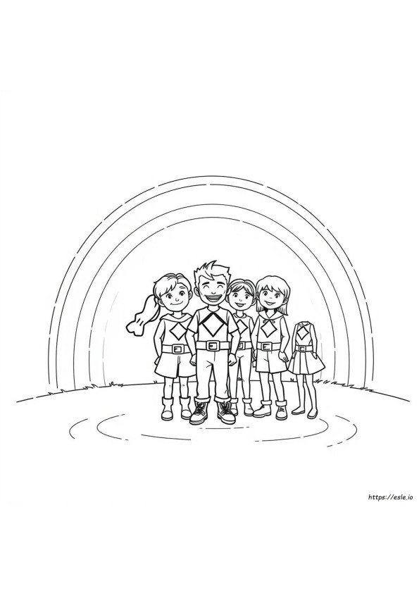 Rainbow Rangers Kleurplaten Voor Kinderen