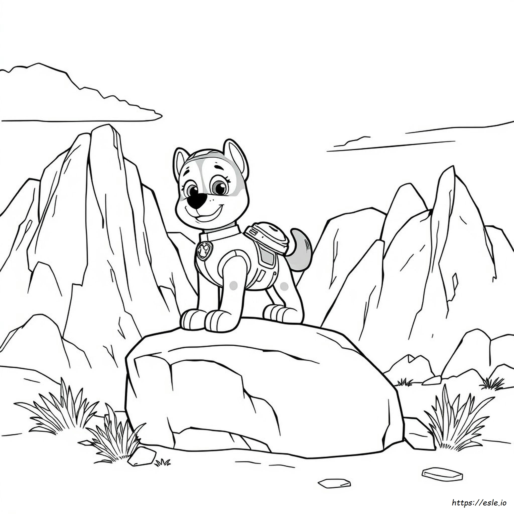 Mächtiger Rocky Paw Patrol Ausmalbilder