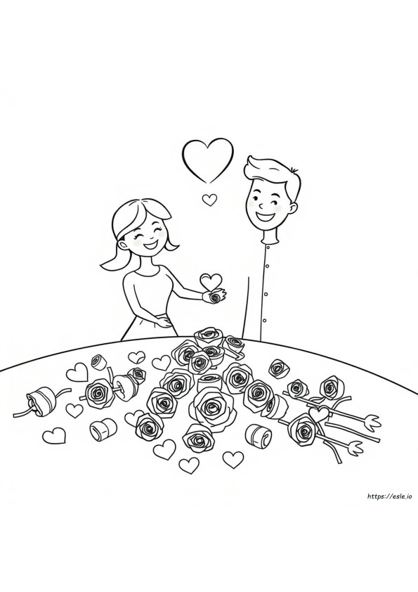 Valentinstag Ausmalbilder