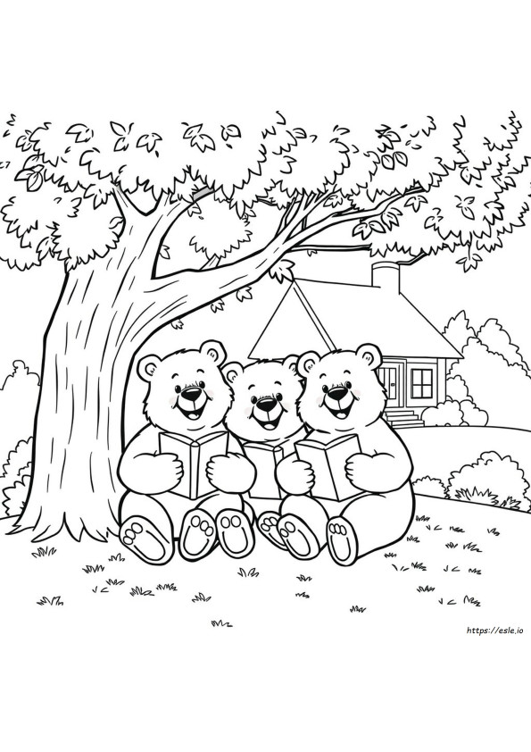Urșii Berenstain De Colorat
