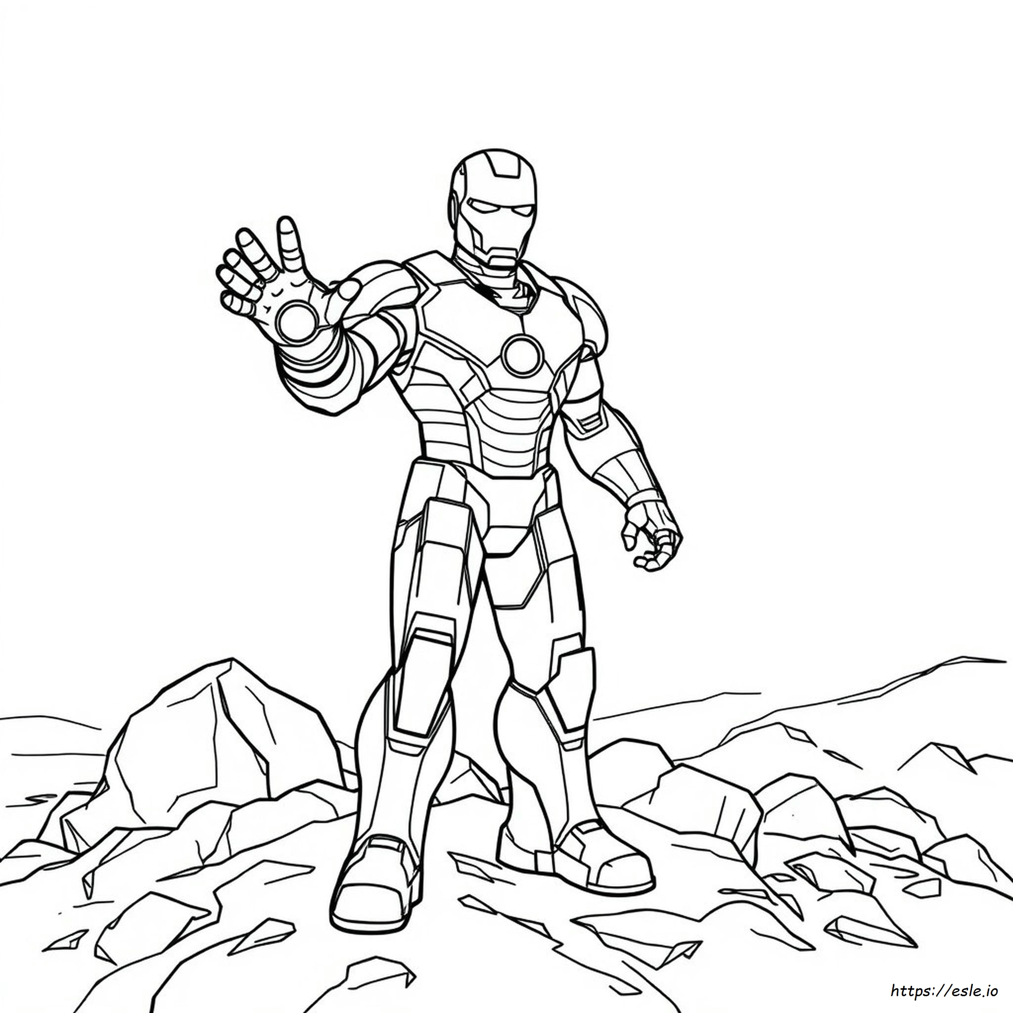 Dibujo De Iron Man Para Colorear