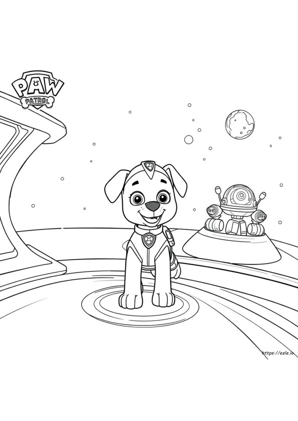 Cosmo Paw Patrol Ausmalbilder
