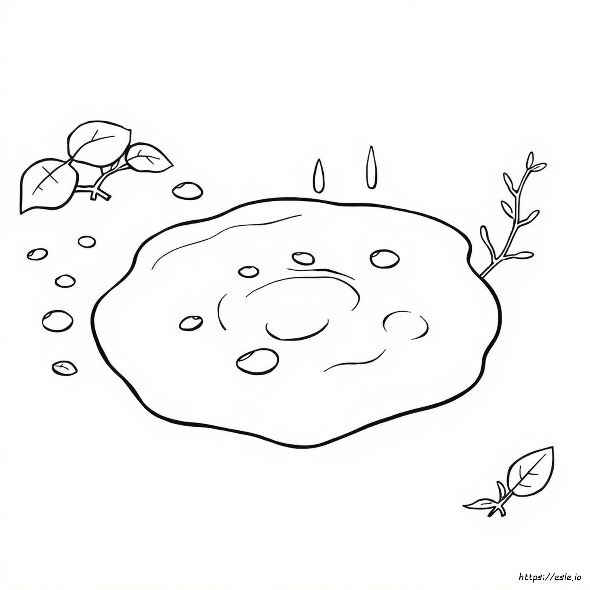 Kolam Lumpur Gambar Mewarnai