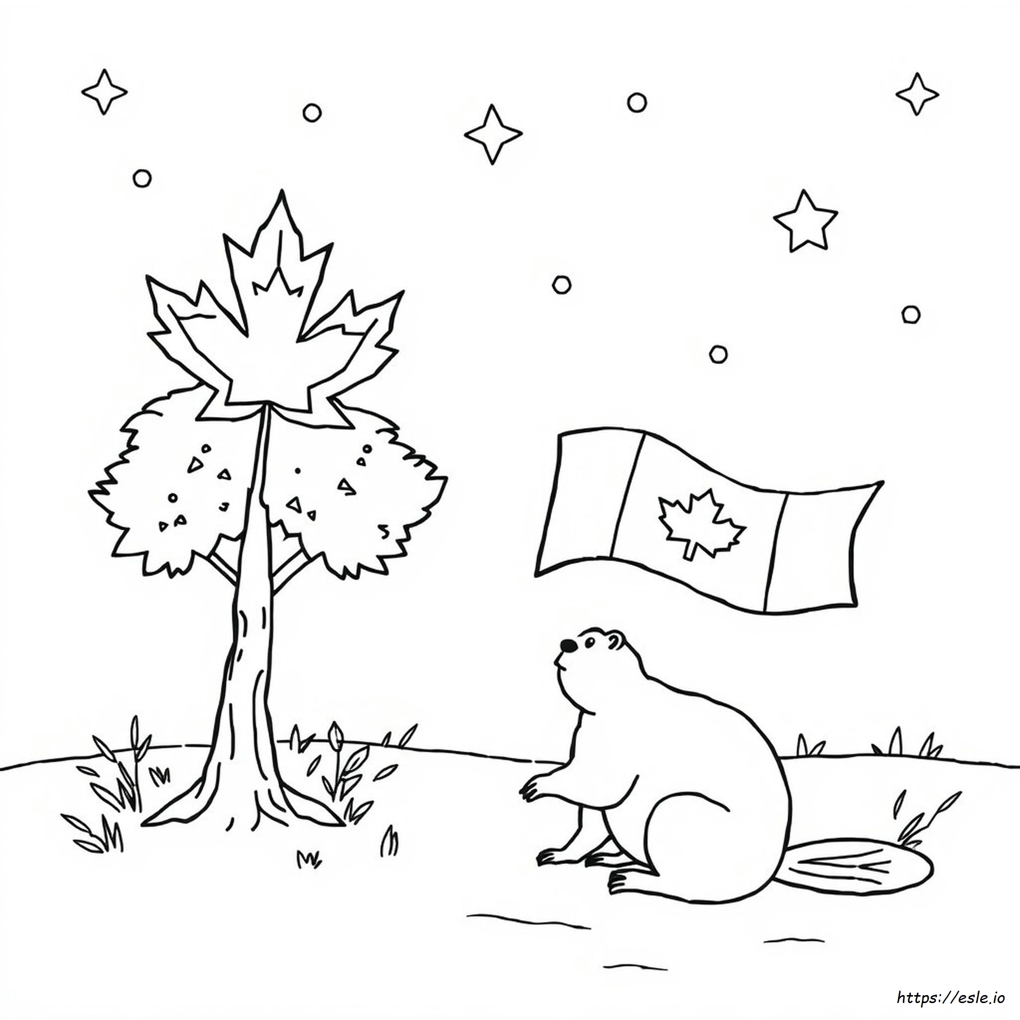 Disegni Da Colorare Per Il Canada Day