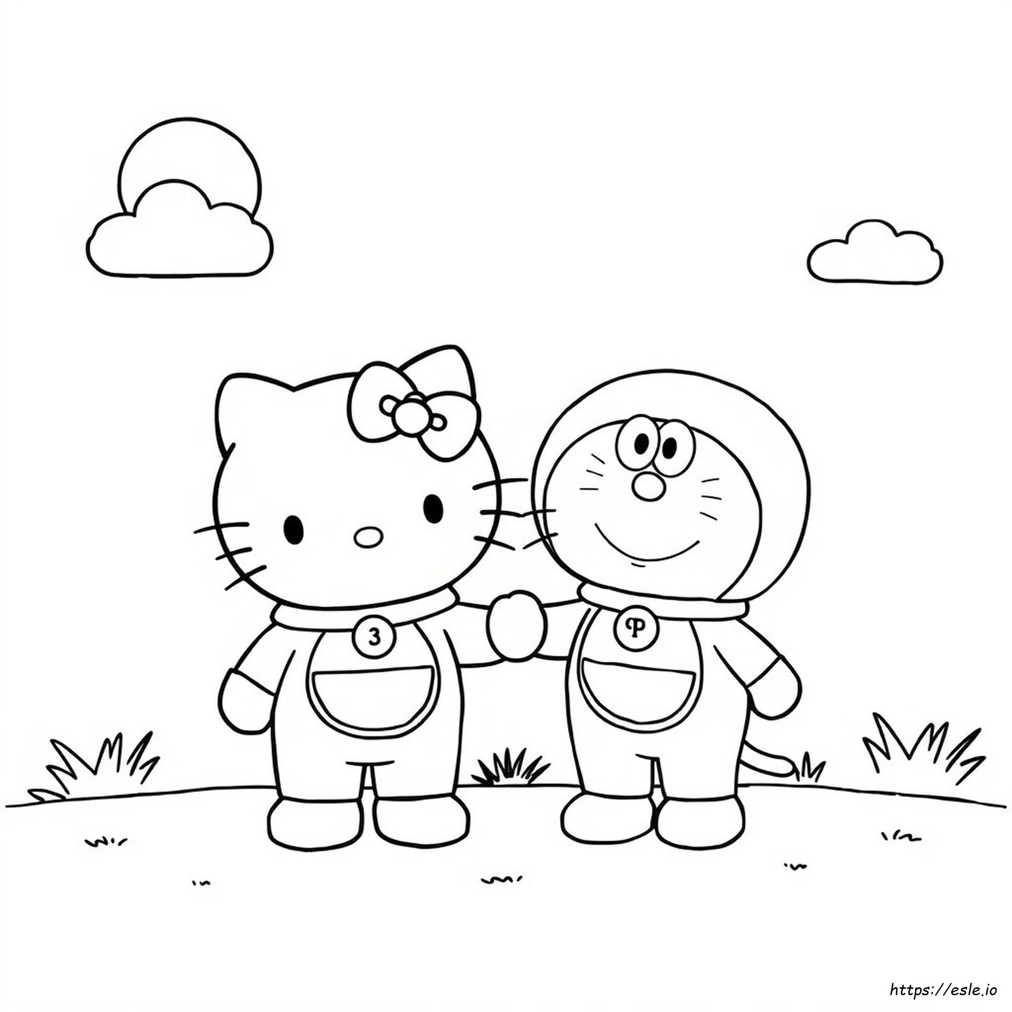 Hello Kitty Dan Daniel Gambar Mewarnai