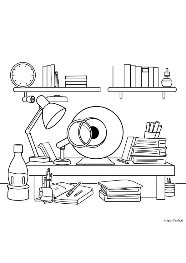 Eyeball Coloring Sheet