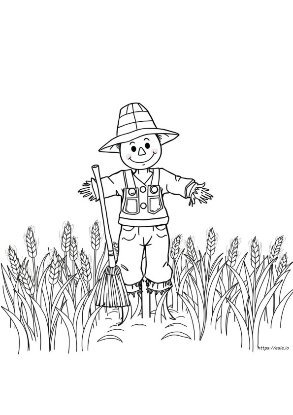 Scarecrow Coloring Pages For Adults