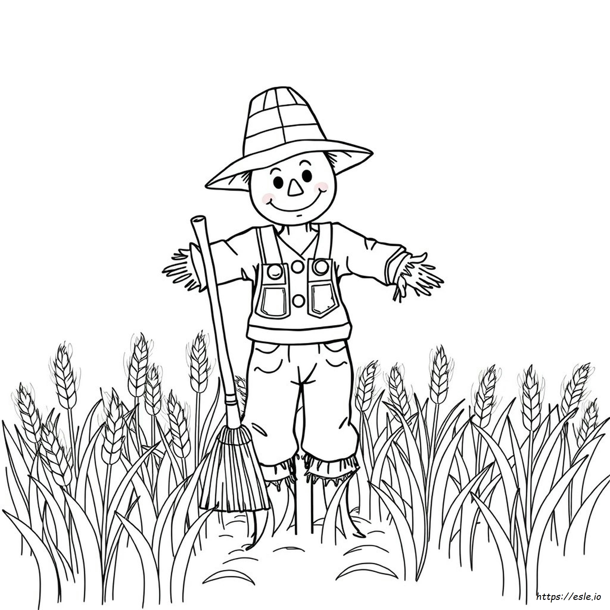 Scarecrow Coloring Pages For Adults