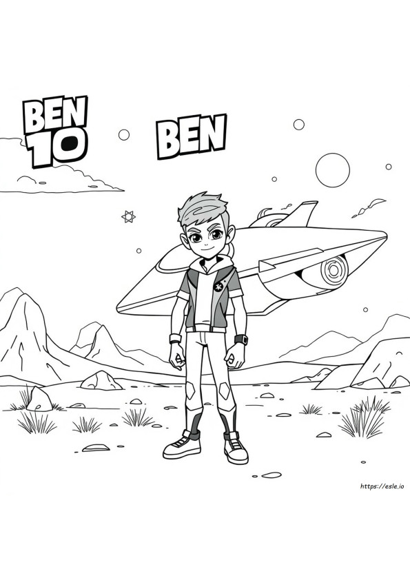 Ben 10 Colouring