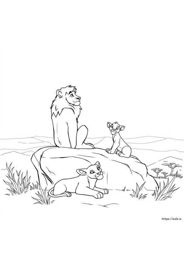 The Lion King Coloring Pages Free