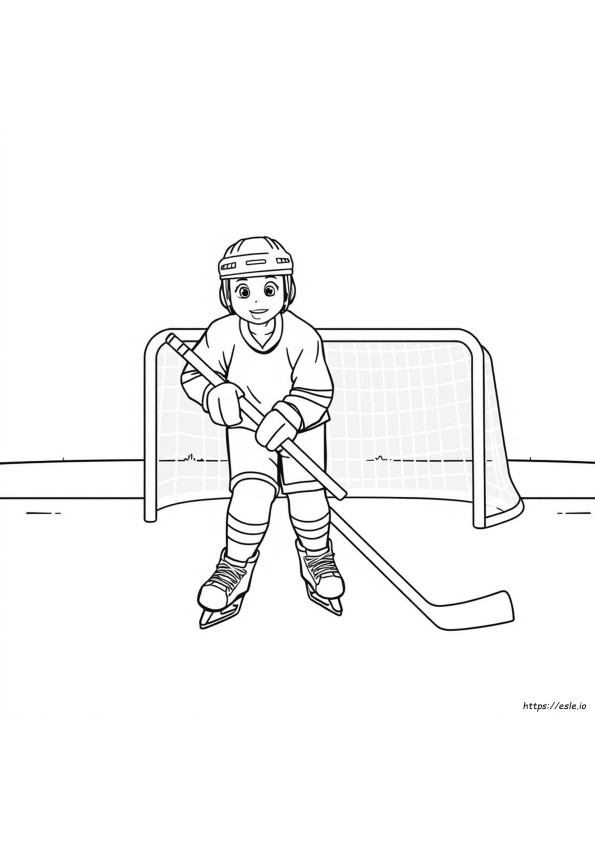 Hockey Coloring Sheets