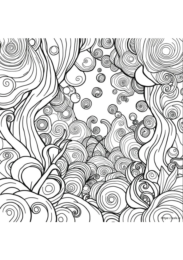 Trippy Kleurplaten