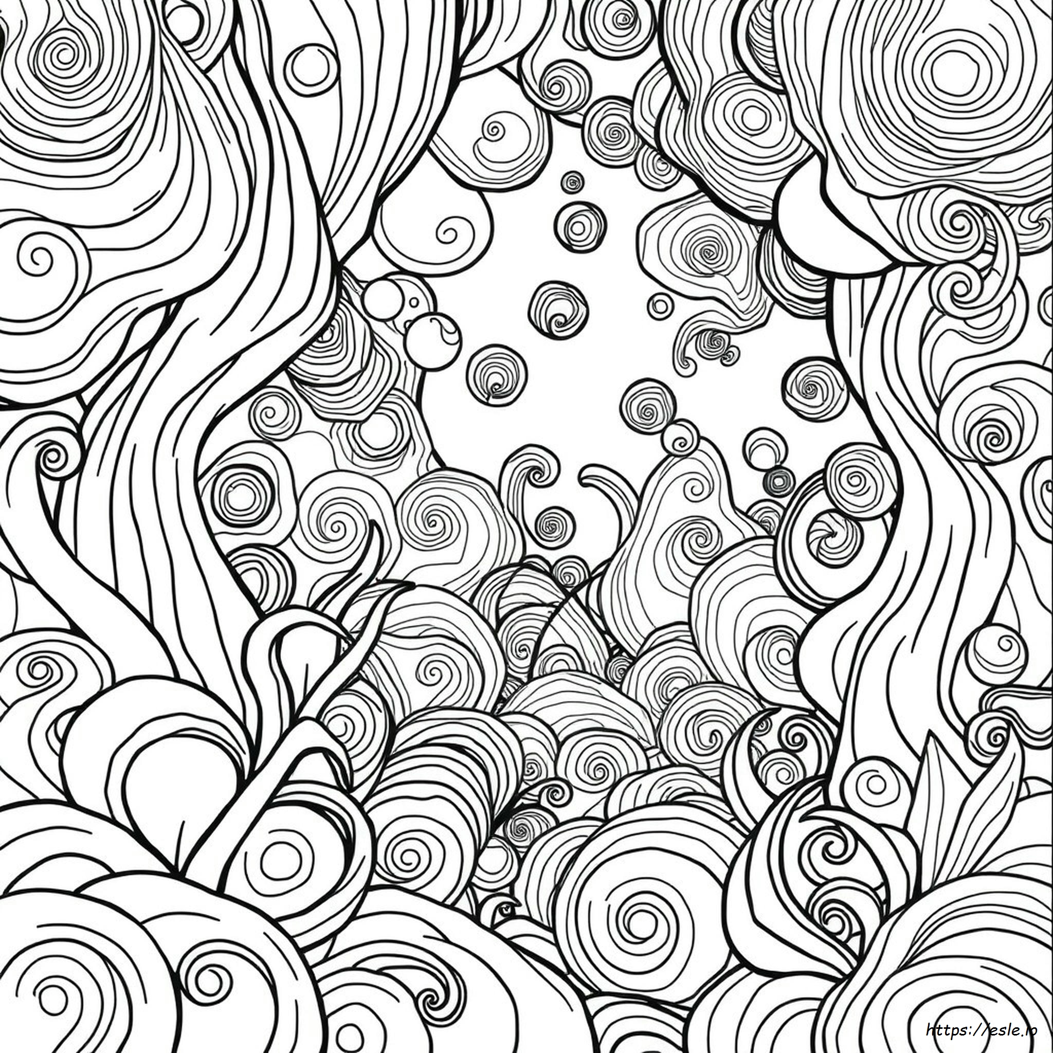 Láminas Trippy Para Colorear