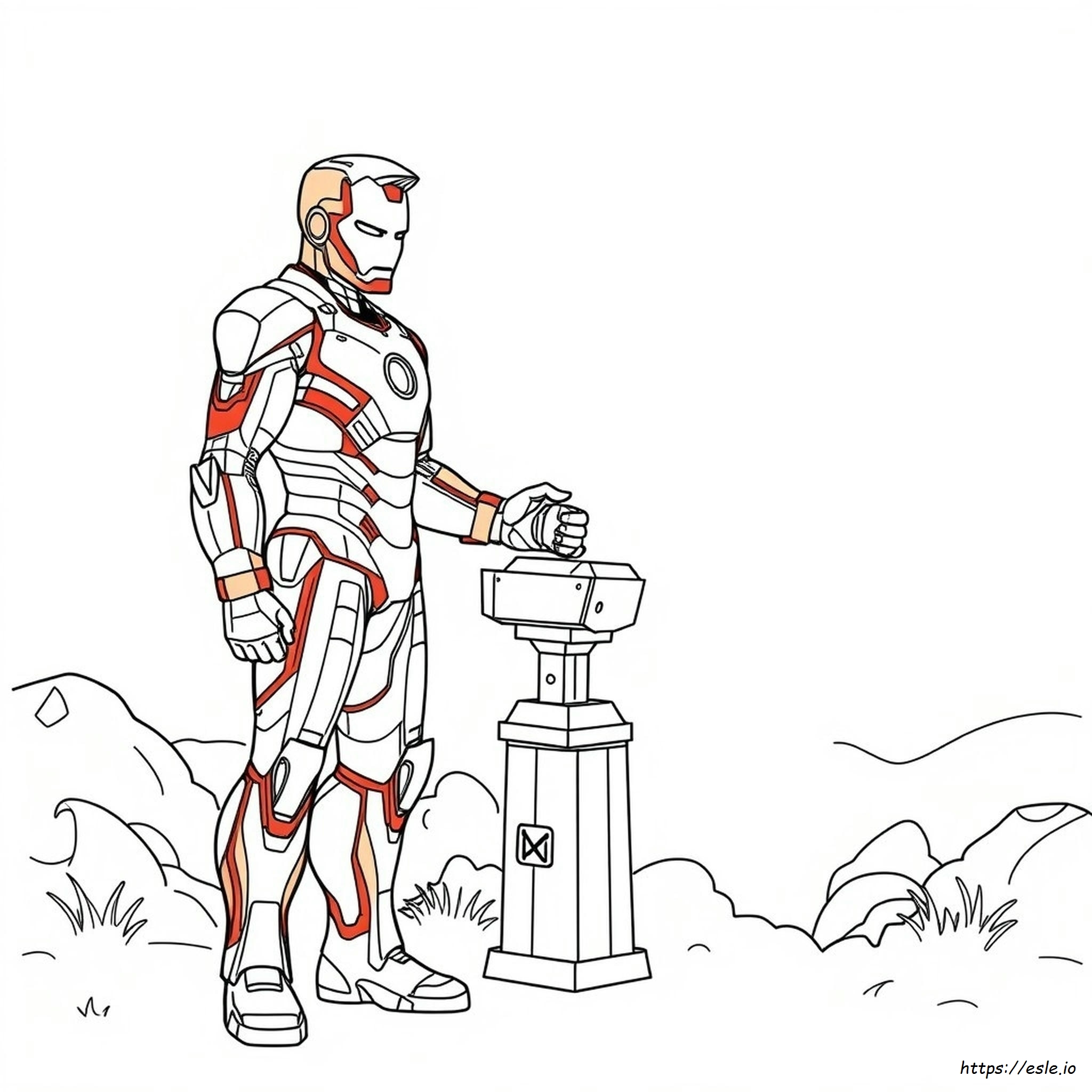 Coloriage Iron Man Tony Stark Coloriage Iron Man Tony Stark