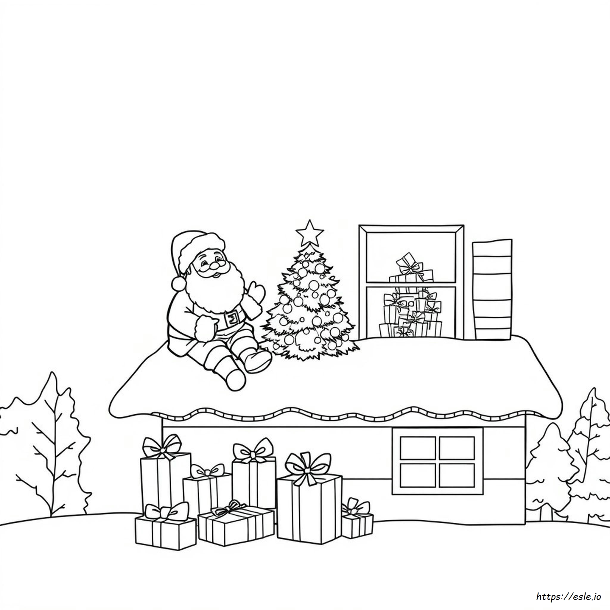 Cool Santa Coloring Pages