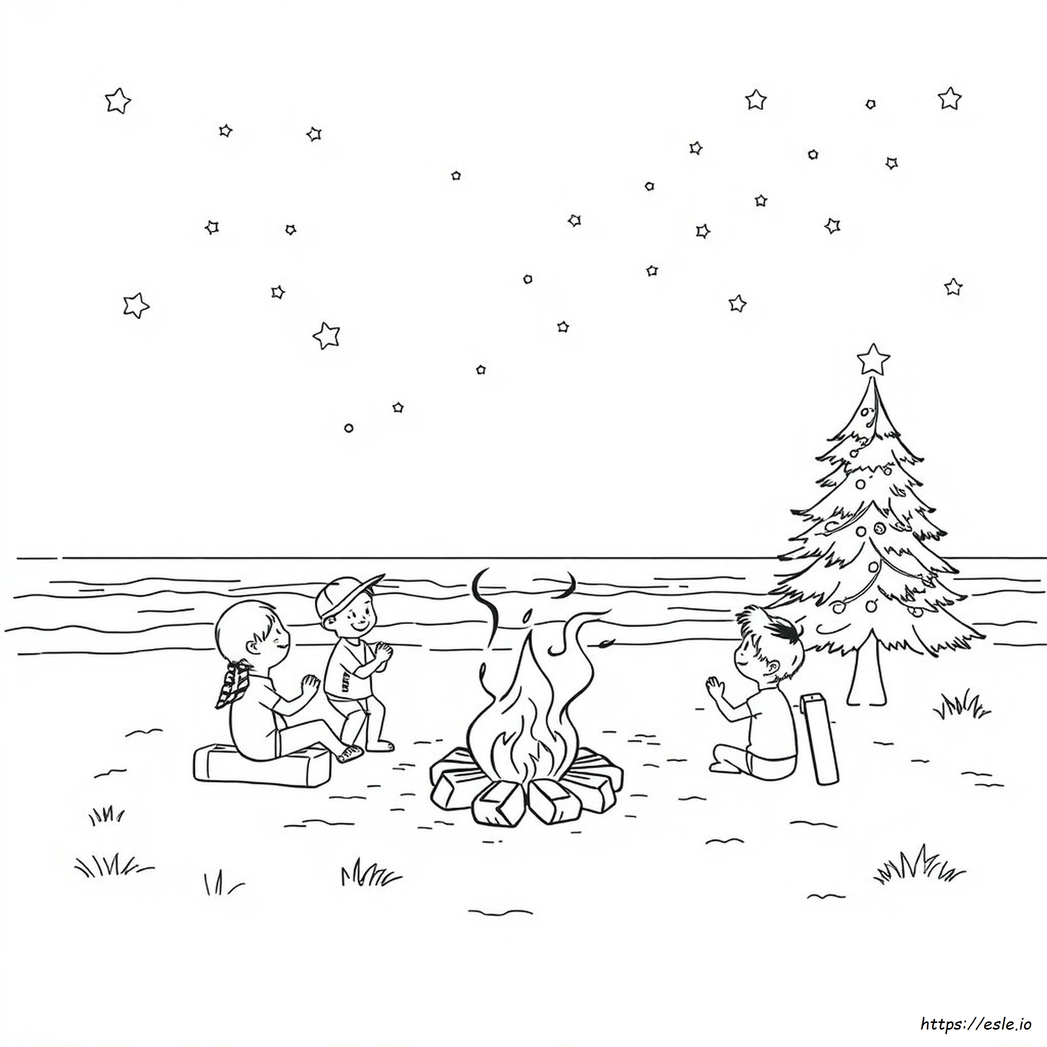 Australian Aussie Christmas Colouring Pages