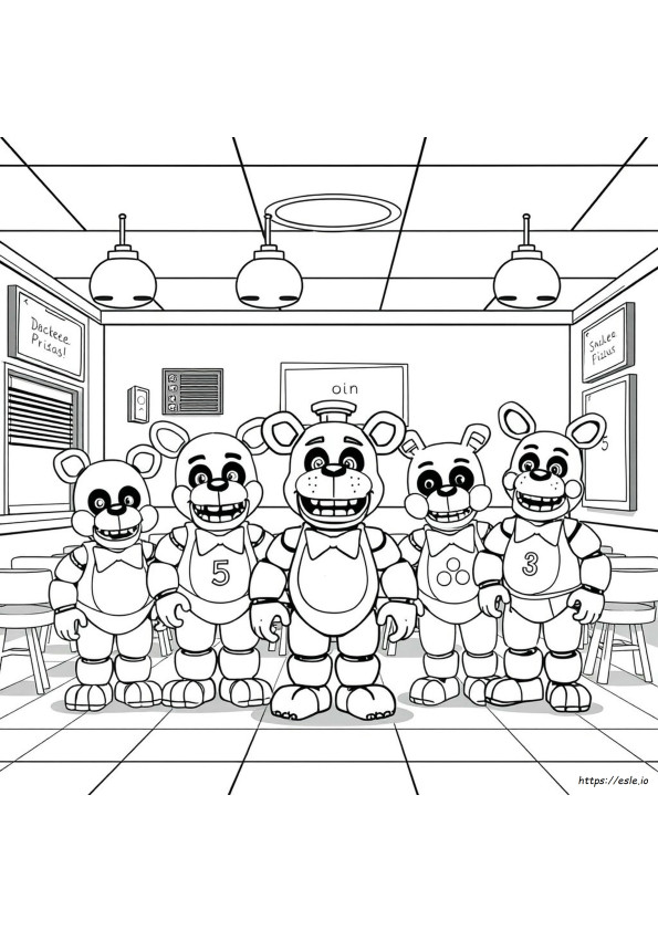 Fnaf Boyama Sayfaları Pdf