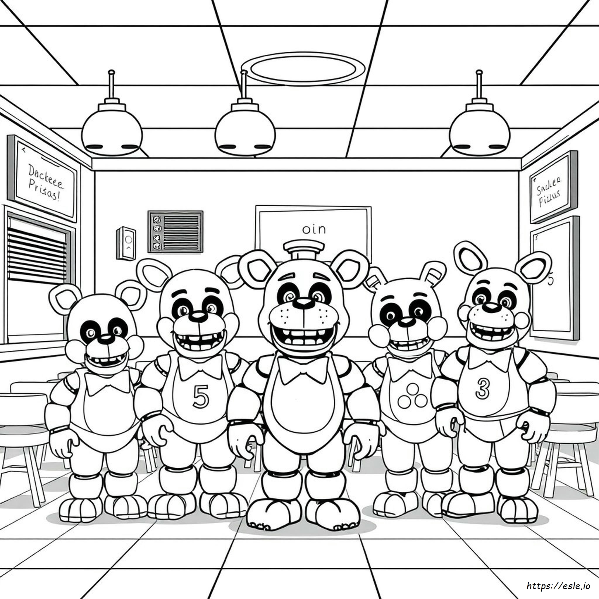 Fnaf Disegni Da Colorare Pdf