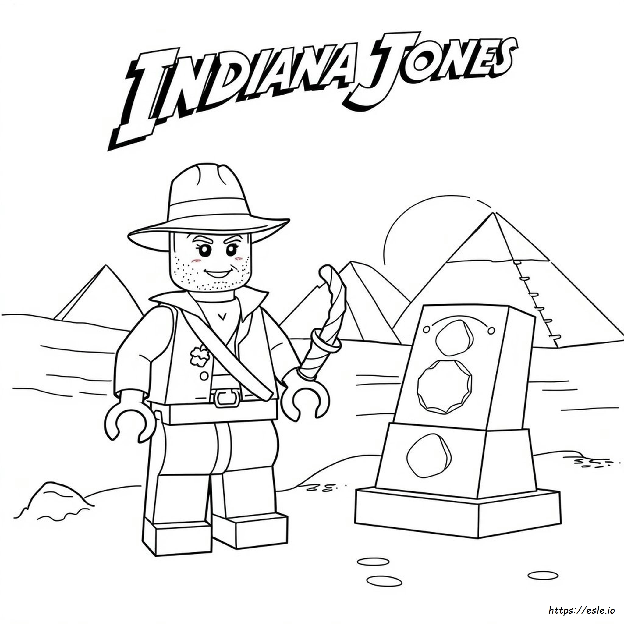Lego Indiana Jones Yazdırılabilir Boyama Sayfaları