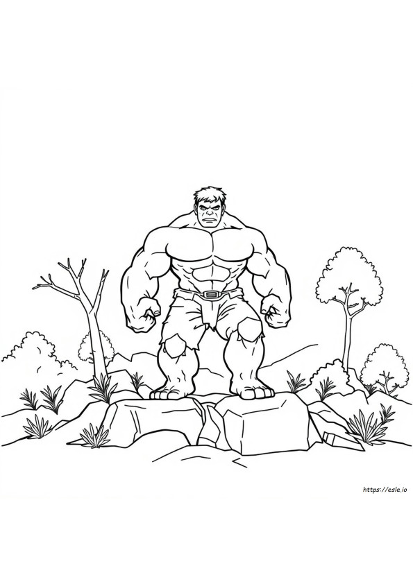 Hulk Coloring Book Pages