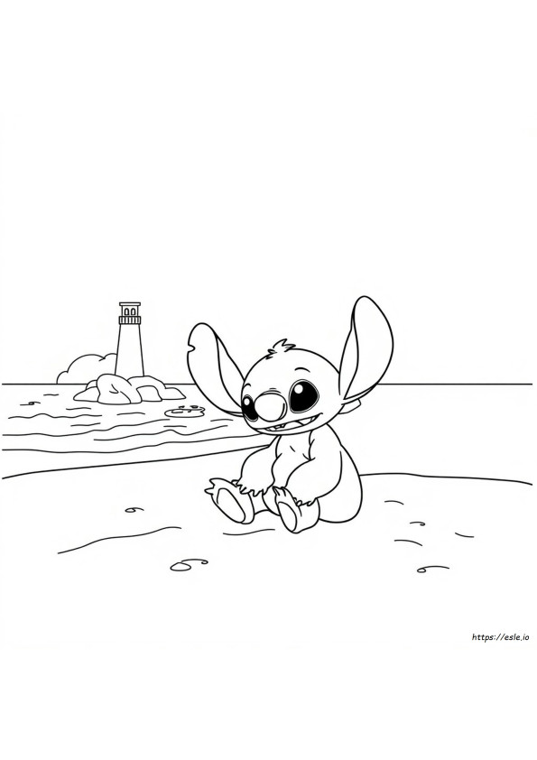 Free Colouring Pages Stitch