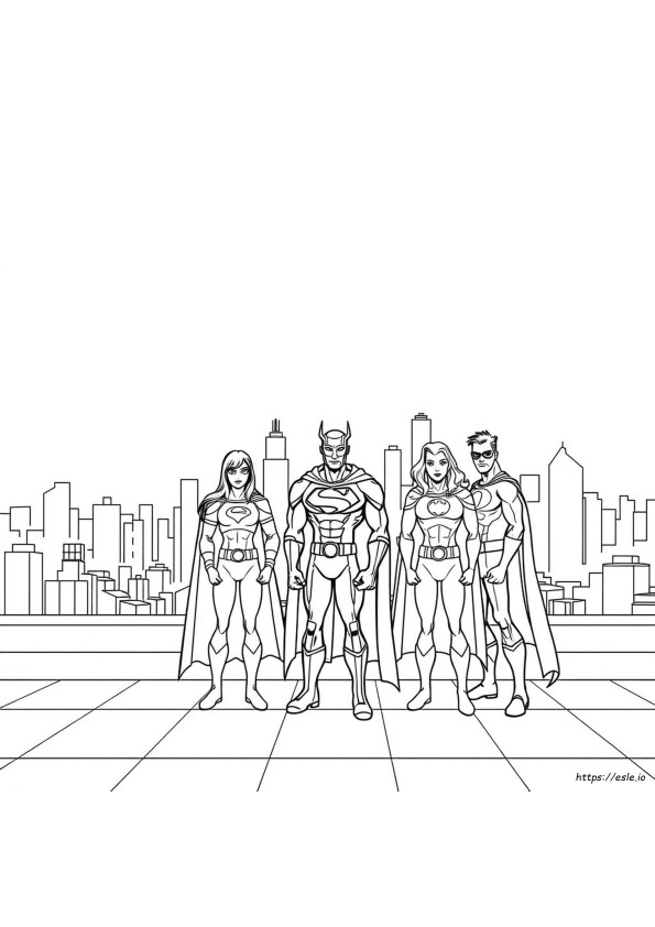 Superhero Coloring Books