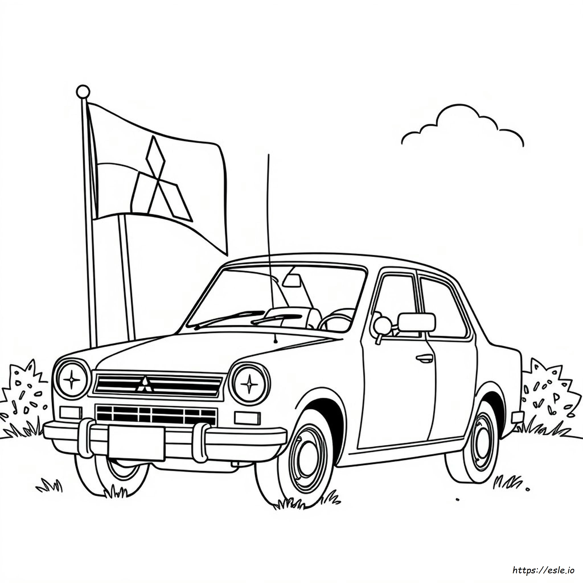 Mitsubishi Mewarnai Gambar
