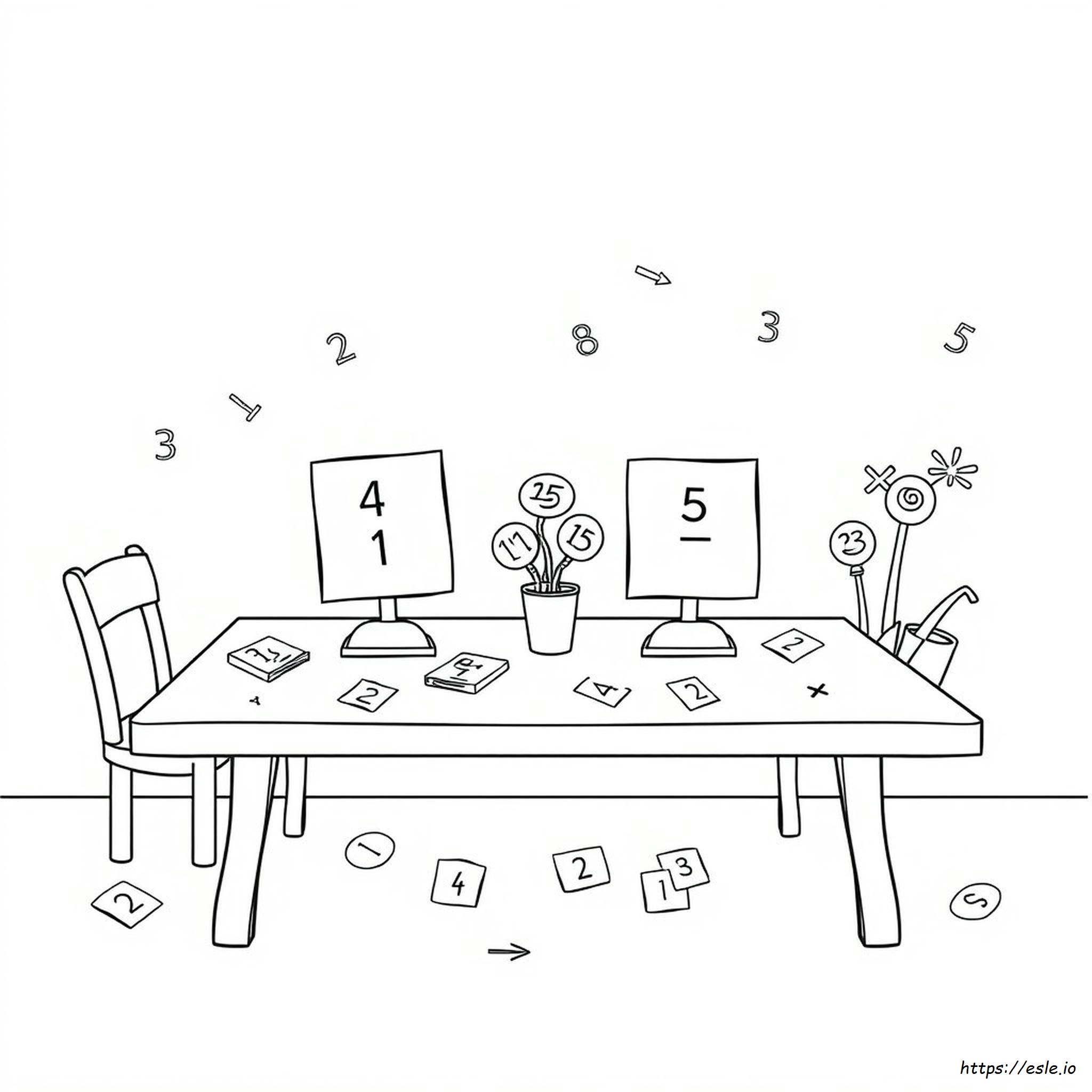 Coloring Pages With Addition And Subtraction