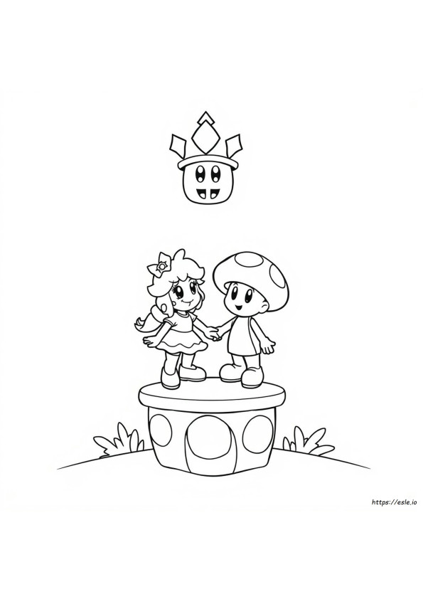 Rosalina Mario Ausmalbild