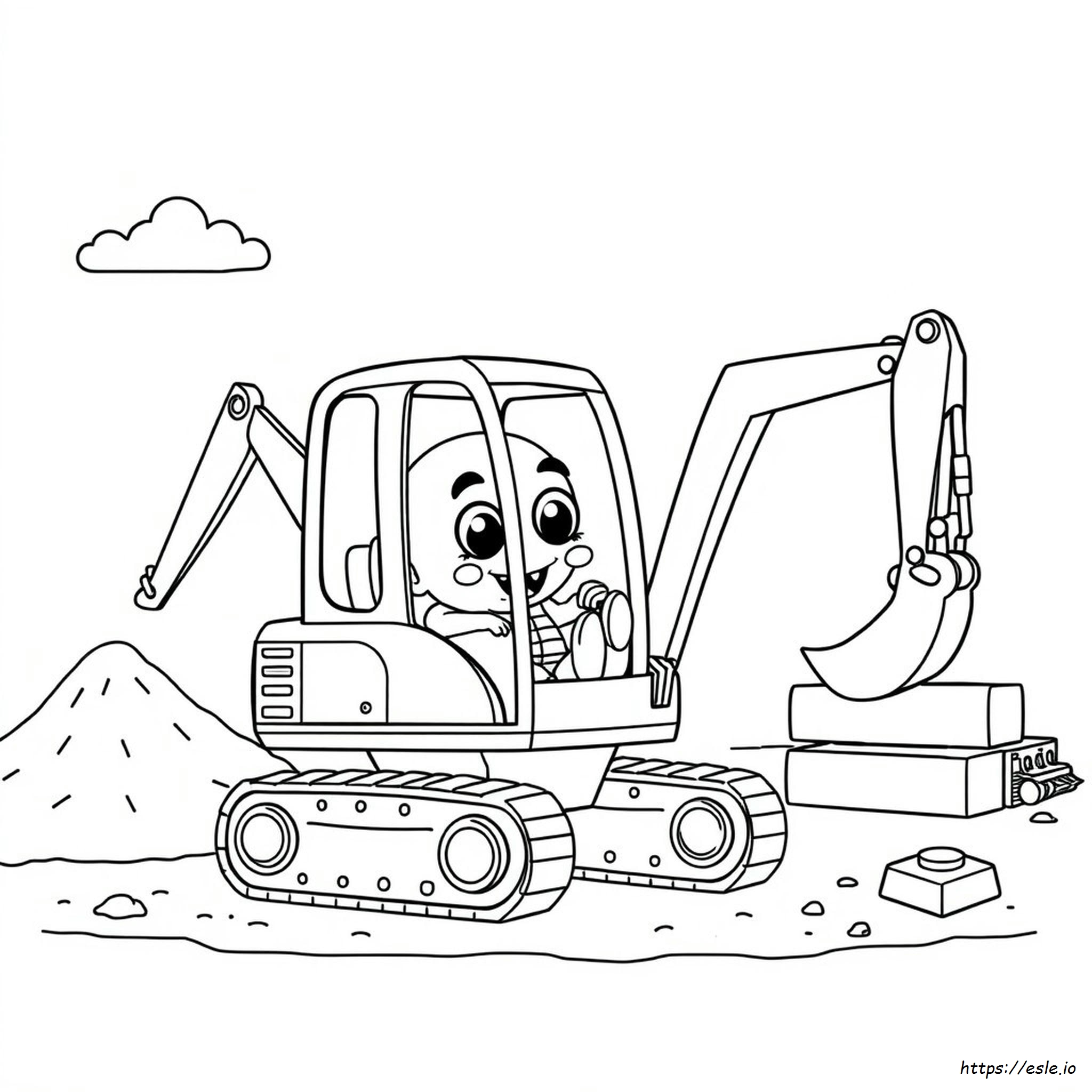 Blippi Kaivuri V rityskuvat Blippi Kaivuri V rityskuvat
