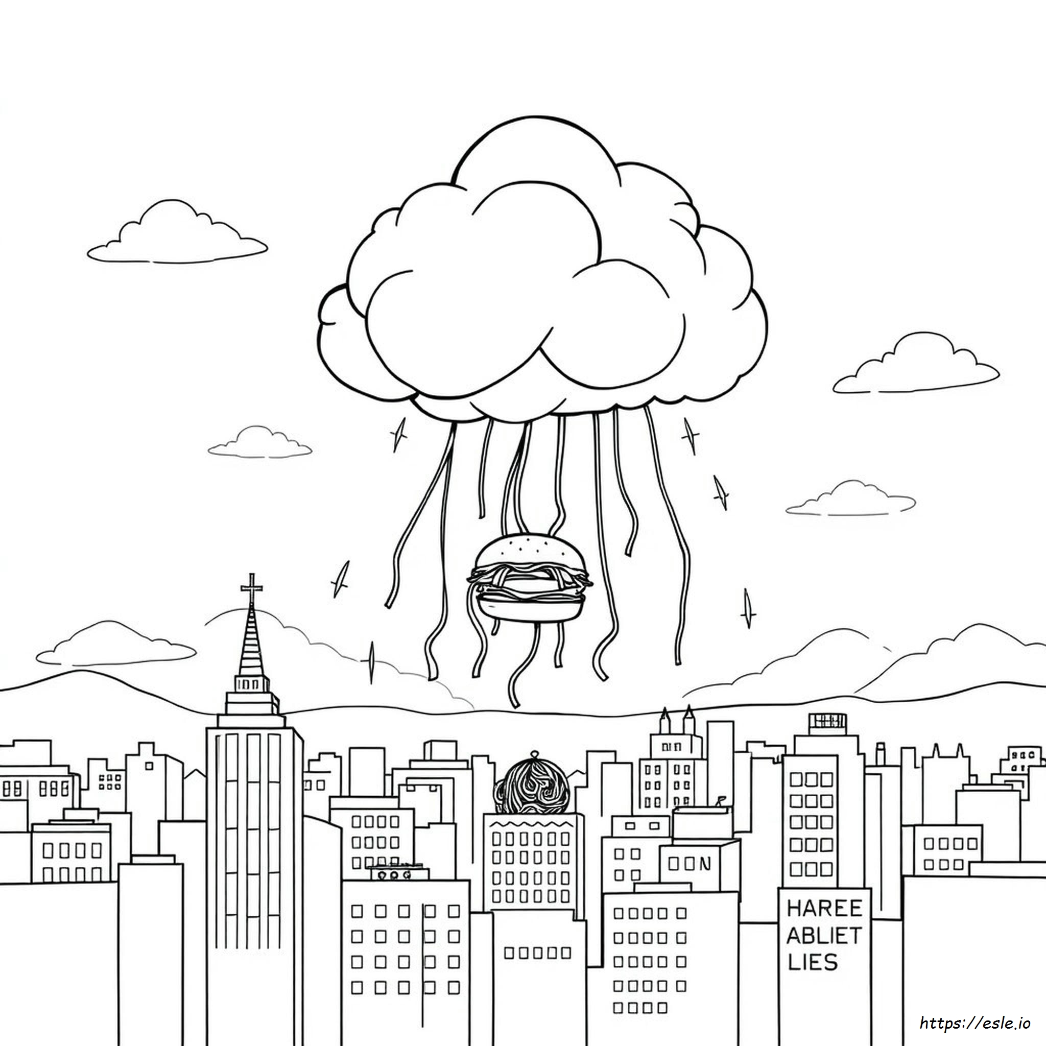 Cloudy With A Chance Of Meatballs 2 Coloring Pages