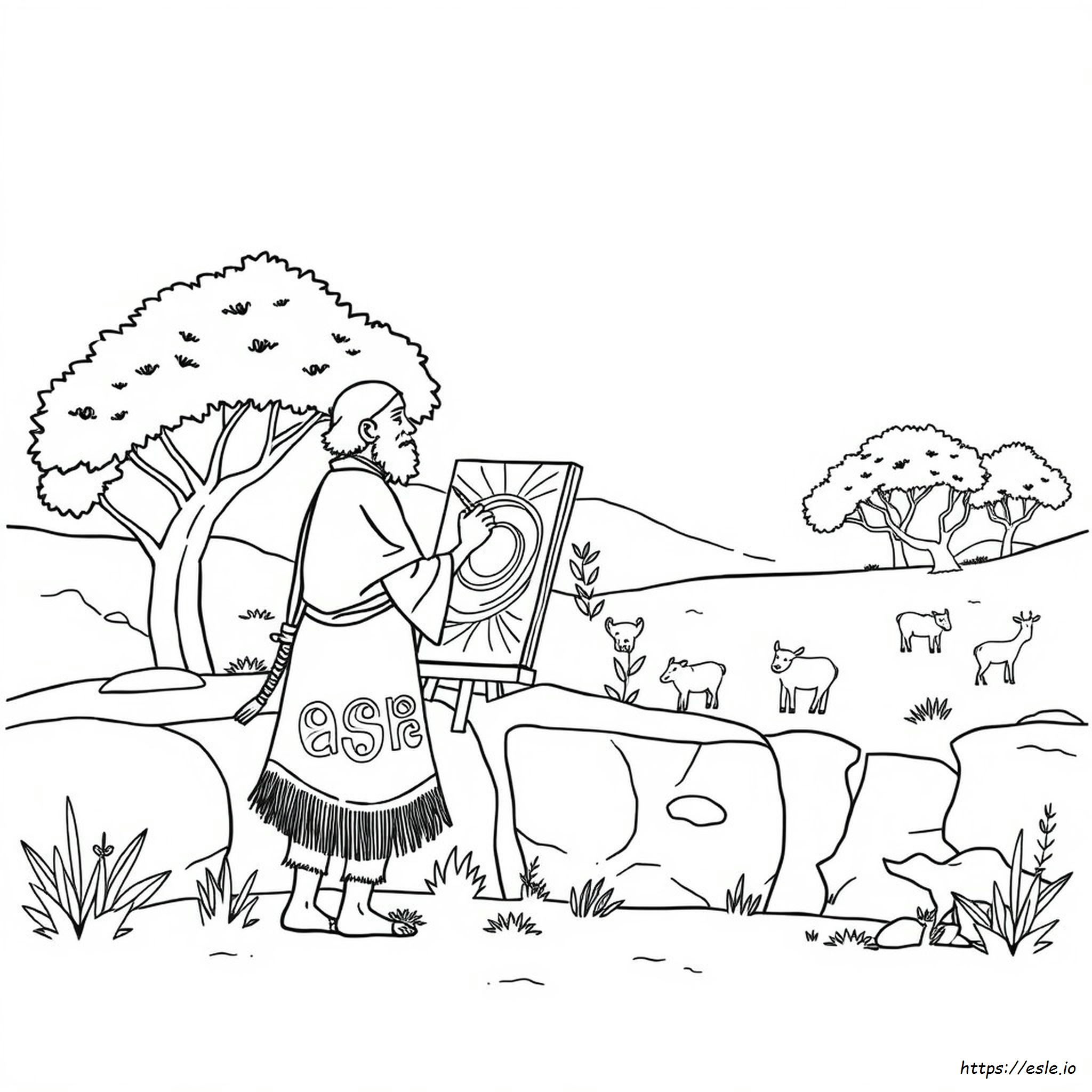 Aboriginal Coloring Pictures