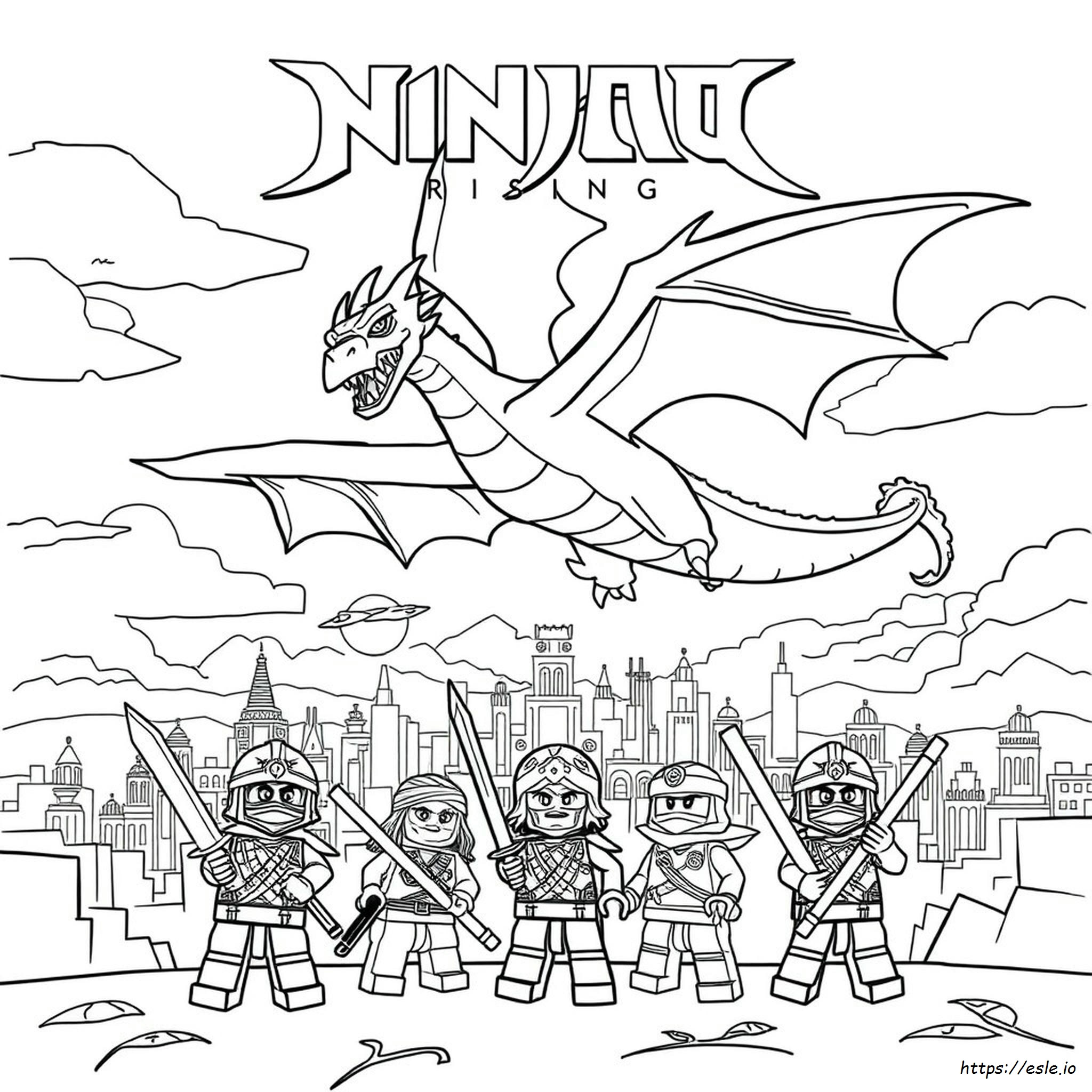 Ninjago Dragons Rising Coloring Pages